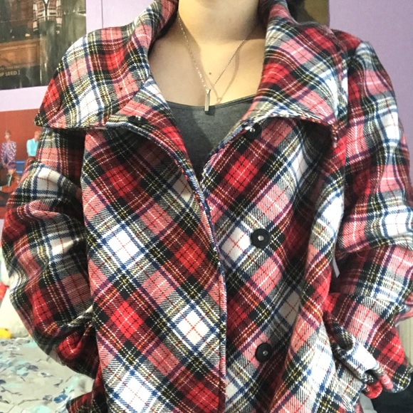 lucky brand plaid jacket